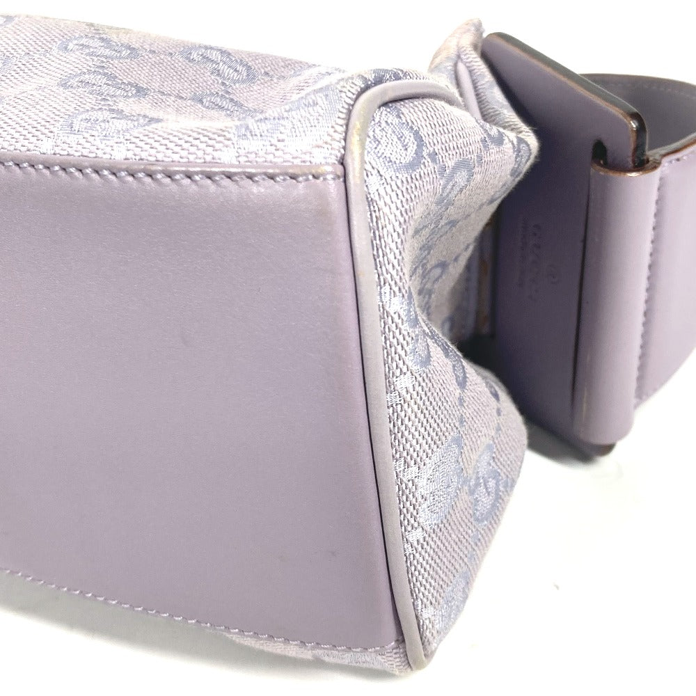 GUCCI Shoulder Bag 92697 GG canvas, leather Light purple GG Women Used