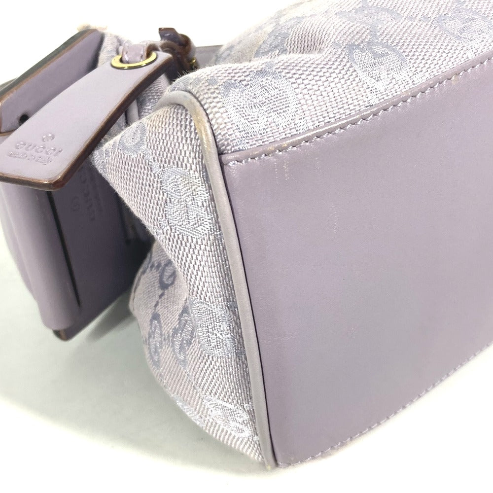 GUCCI Shoulder Bag 92697 GG canvas, leather Light purple GG Women Used