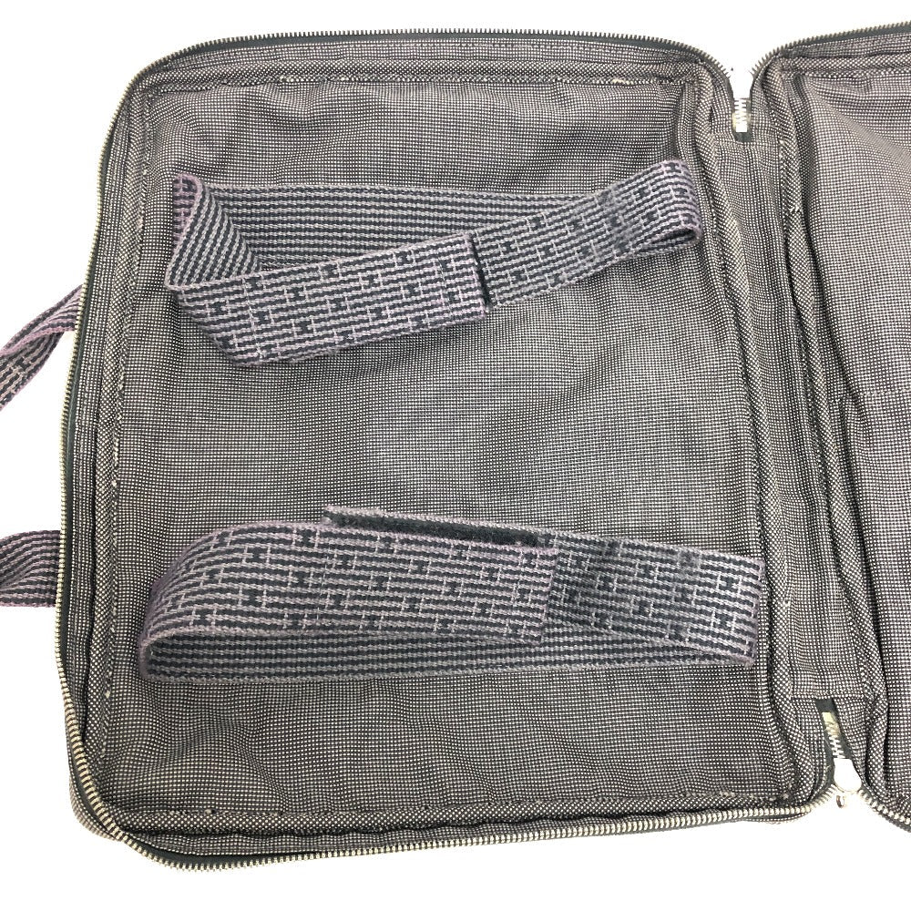 HERMES Business bag canvas gray 2WAY Shoulder Bag Her Line mens Used