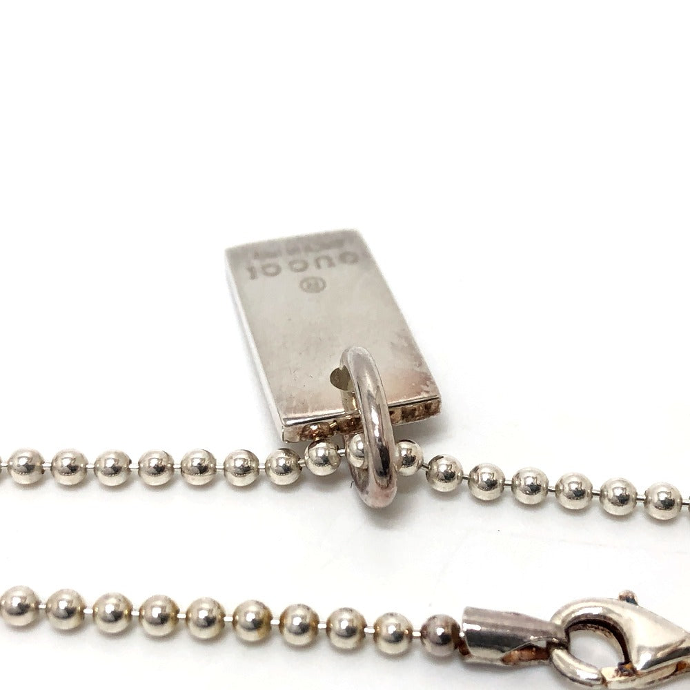 GUCCI bracelet SV925 Silver logo tag Women Used