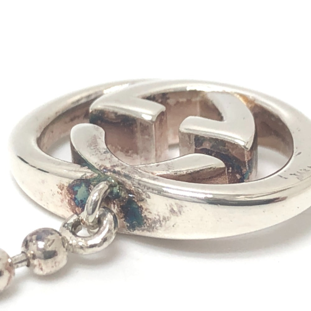 GUCCI Necklace 216435 SV925 Silver Double G Women Used