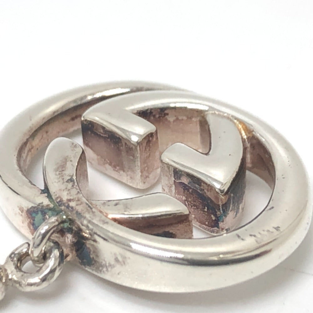 GUCCI Necklace 216435 SV925 Silver Double G Women Used