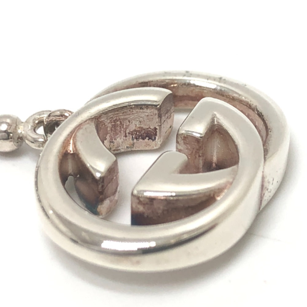 GUCCI Necklace 216435 SV925 Silver Double G Women Used
