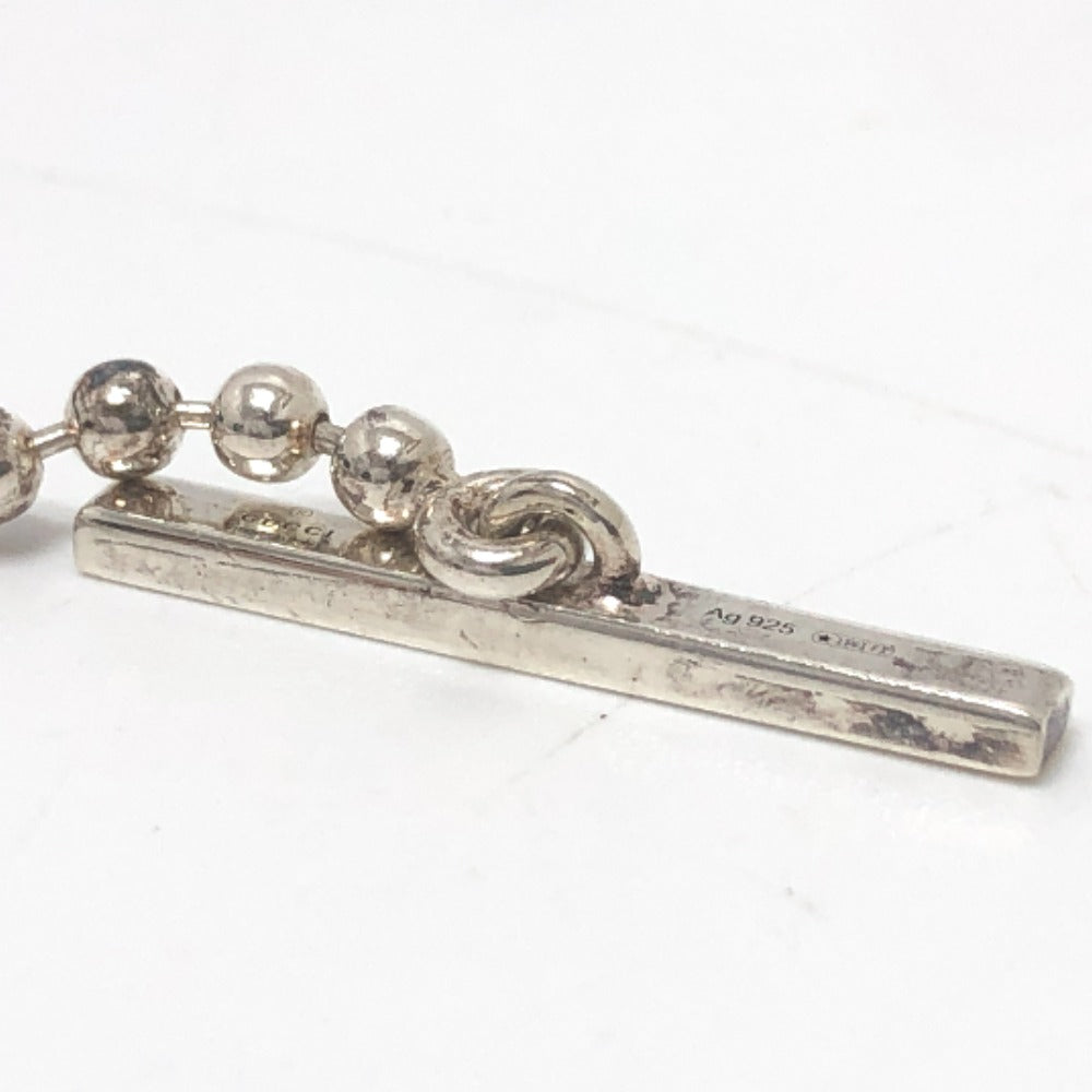 GUCCI Necklace 216435 SV925 Silver Double G Women Used