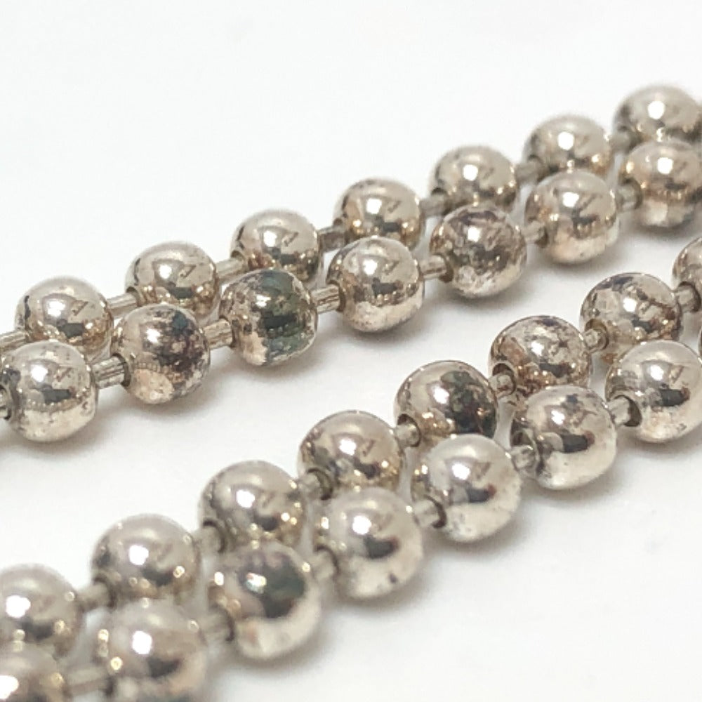 GUCCI Necklace 216435 SV925 Silver Double G Women Used