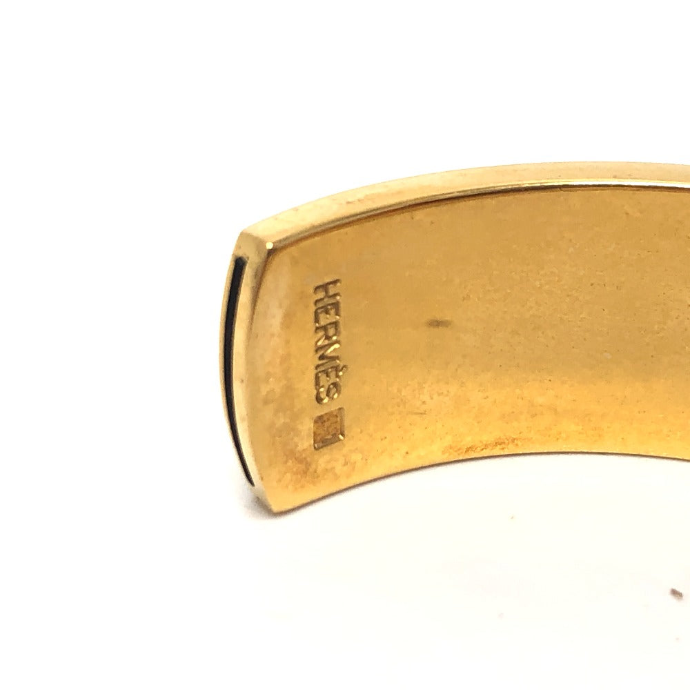 HERMES Bangle Gold Plated, Leather gold Kelly bangle