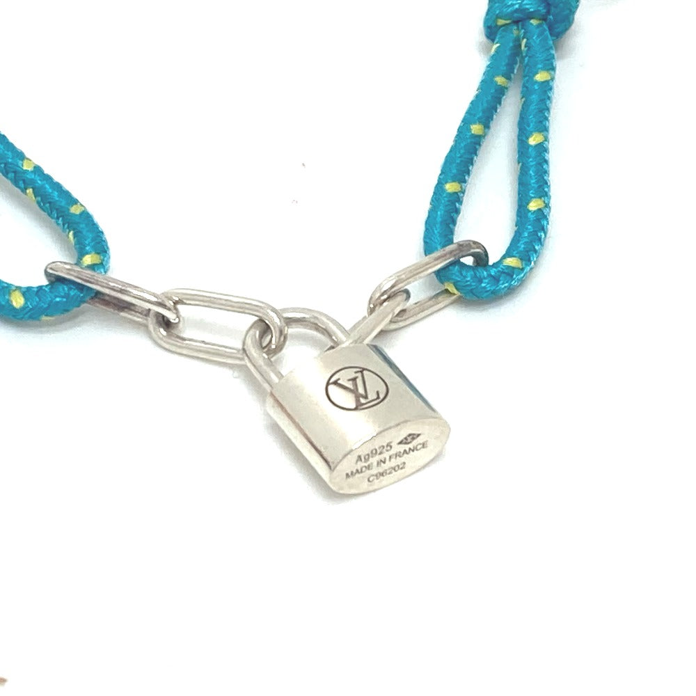 LOUIS VUITTON bracelet metal blue Bracelet Lockit Code