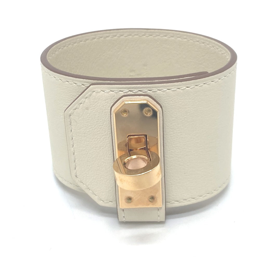 HERMES Bangle Swift White Rose Gold kelly twist gm Women Used