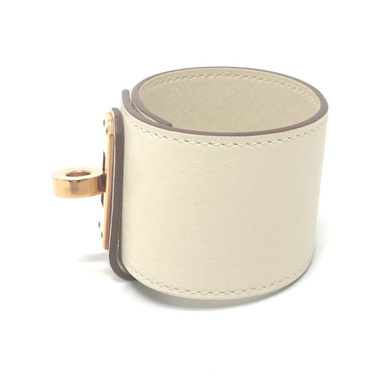 HERMES Bangle Swift White Rose Gold kelly twist gm Women Used