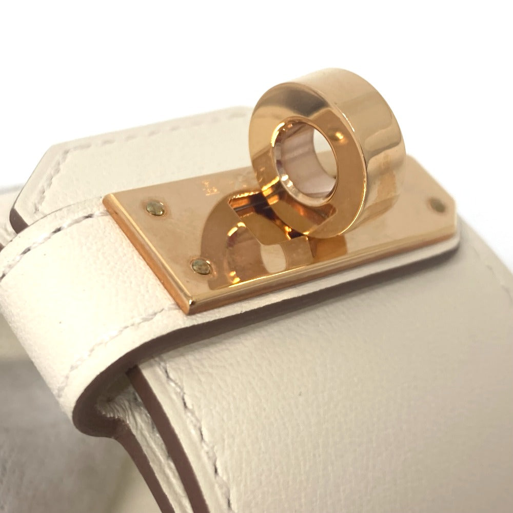 HERMES Bangle Swift White Rose Gold kelly twist gm Women Used