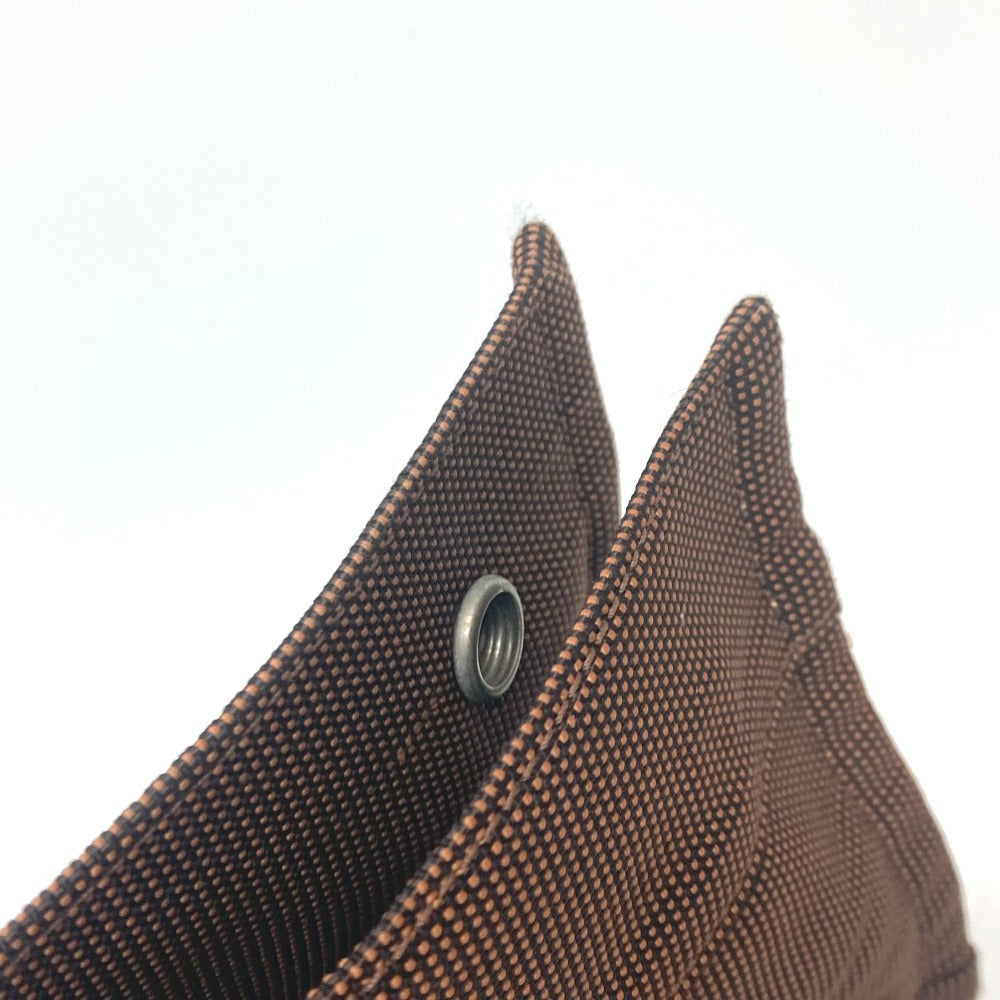HERMES Tote Bag canvas Brown Her LineTote MM Women Used