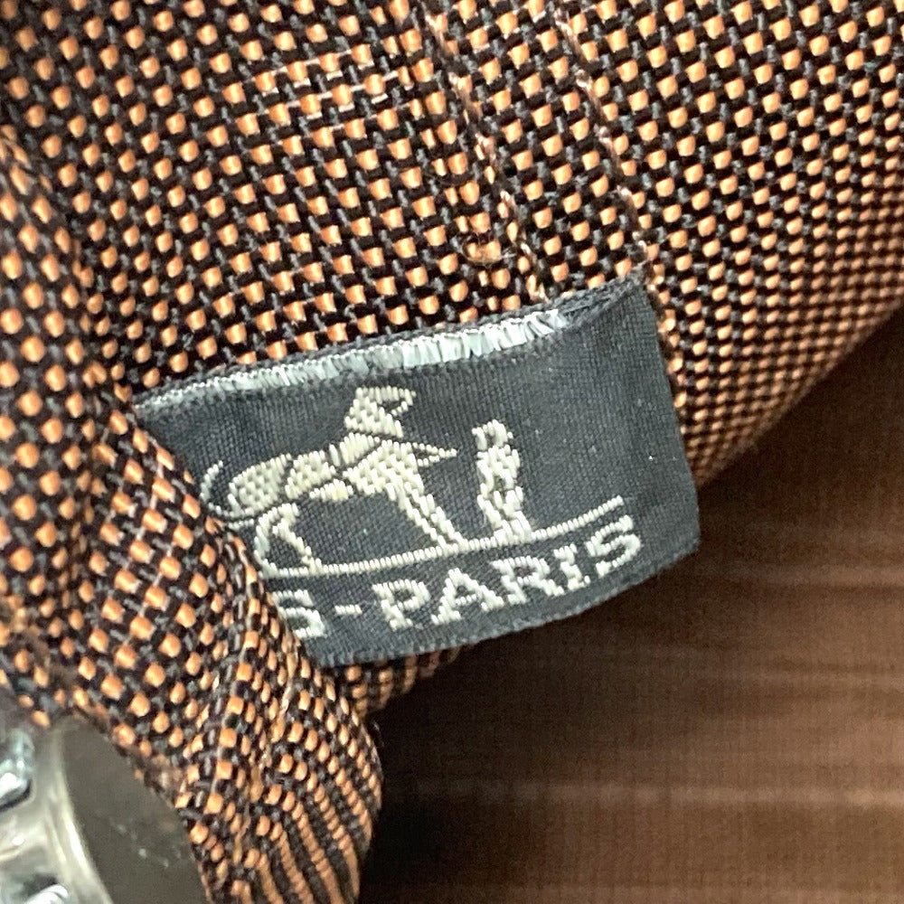 HERMES Tote Bag canvas Brown Her LineTote MM Women Used
