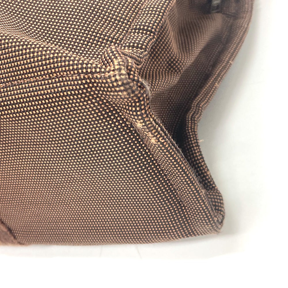 HERMES Tote Bag canvas Brown Her LineTote MM Women Used