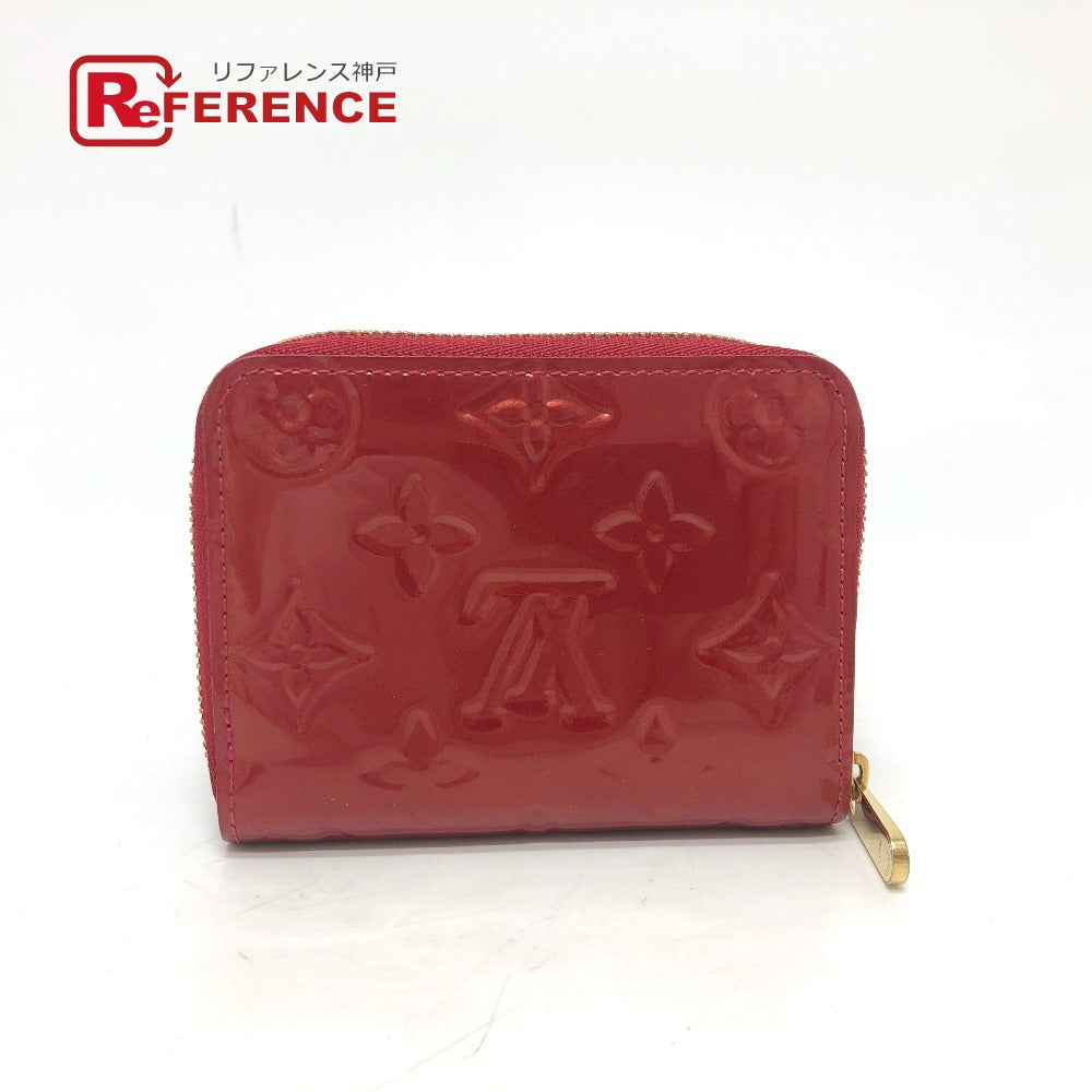 LOUIS VUITTON Coin case M93608 Monogram Vernis Zip around purse Women Used