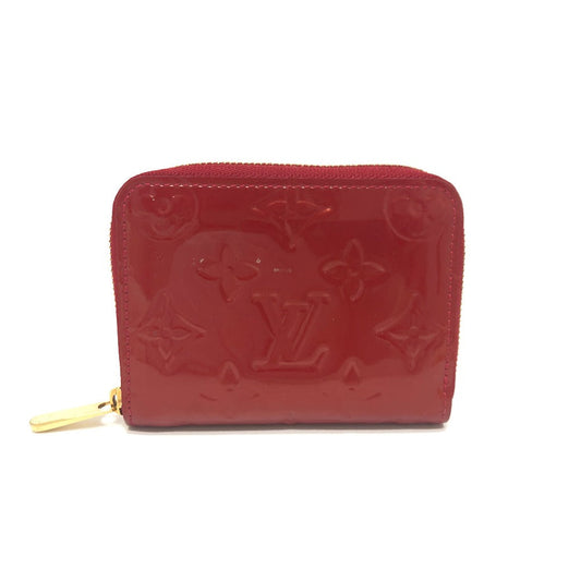 LOUIS VUITTON Coin case M93608 Monogram Vernis Zip around purse Women Used