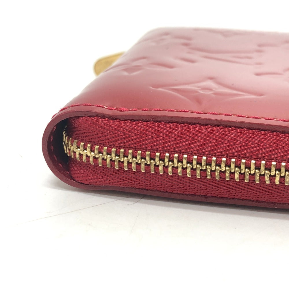 LOUIS VUITTON Coin case M93608 Monogram Vernis Zip around purse Women Used