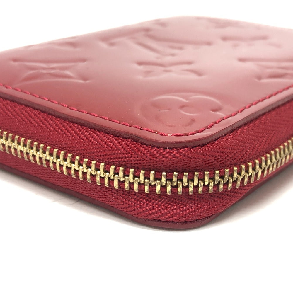 LOUIS VUITTON Coin case M93608 Monogram Vernis Zip around purse Women Used