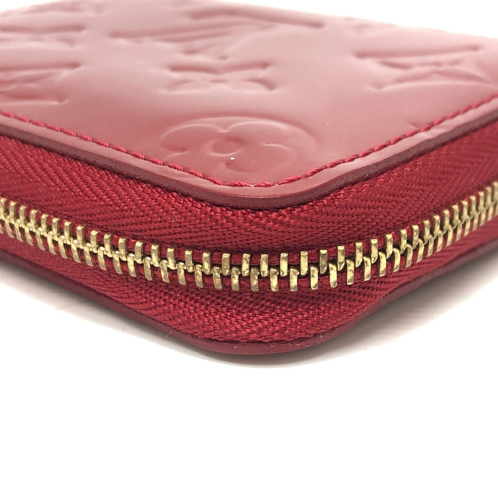 LOUIS VUITTON Coin case M93608 Monogram Vernis Zip around purse Women Used