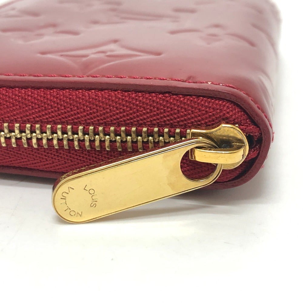 LOUIS VUITTON Coin case M93608 Monogram Vernis Zip around purse Women Used