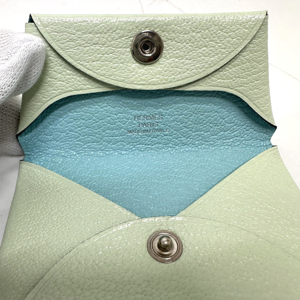 HERMES Coin case Shave Luco Romandel green Bastia