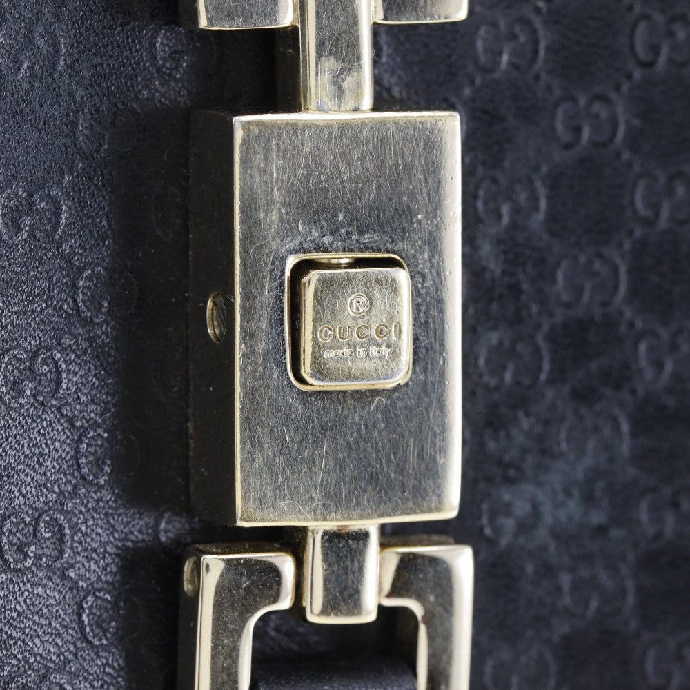 GUCCI Long Wallet Purse 035.2031.2134 leather black unisex(Unisex) Used