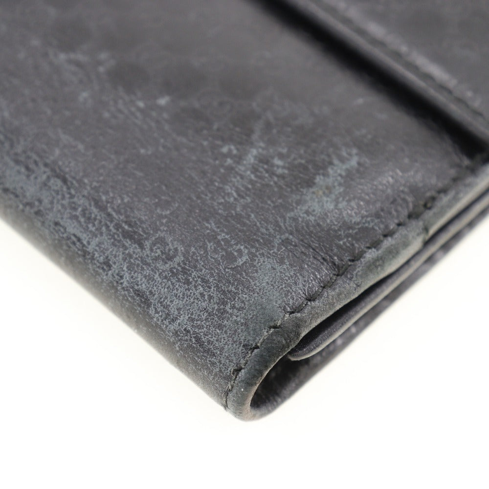 GUCCI Long Wallet Purse 035.2031.2134 leather black unisex(Unisex) Used