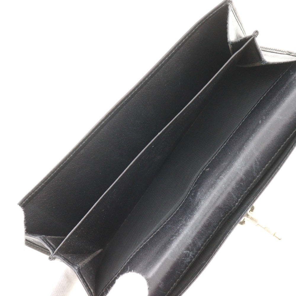 GUCCI Long Wallet Purse 035.2031.2134 leather black unisex(Unisex) Used