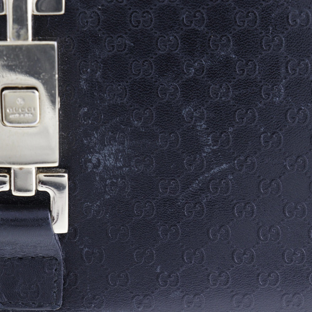 GUCCI Long Wallet Purse 035.2031.2134 leather black unisex(Unisex) Used