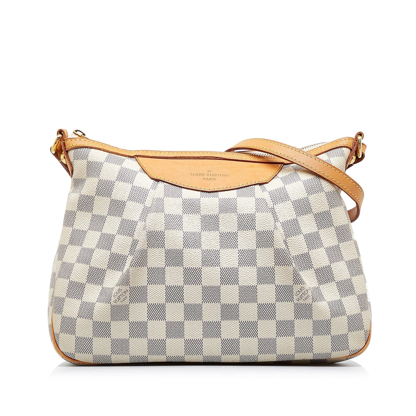 LOUIS VUITTON Damier Azur Siracusa PM Crossbody Bag