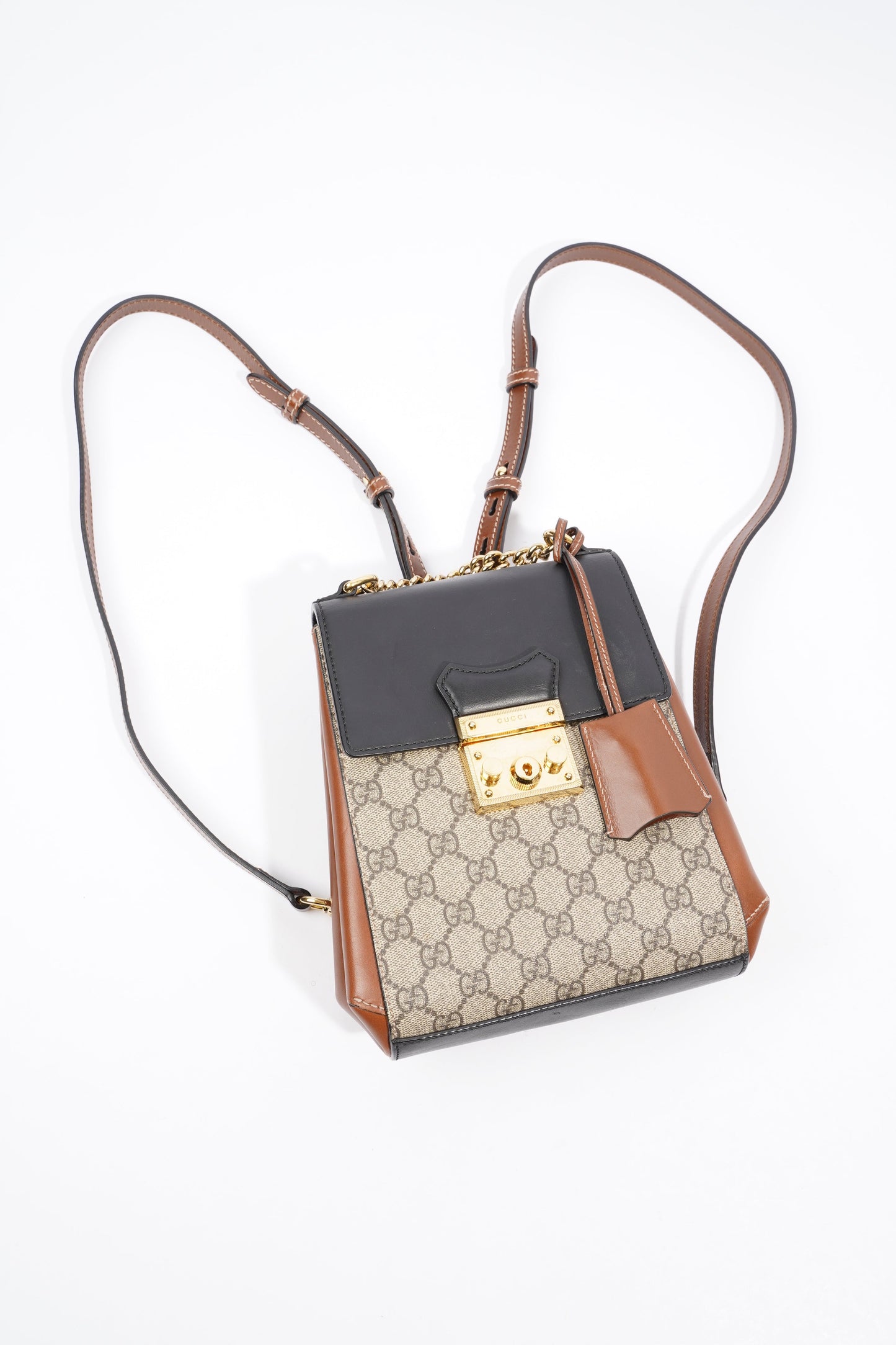 Gucci Padlock Rucksack Supreme / Black Coated Canvas