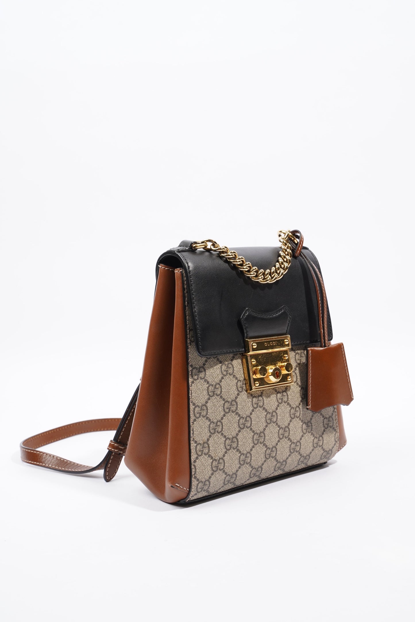 Gucci Padlock Rucksack Supreme / Black Coated Canvas