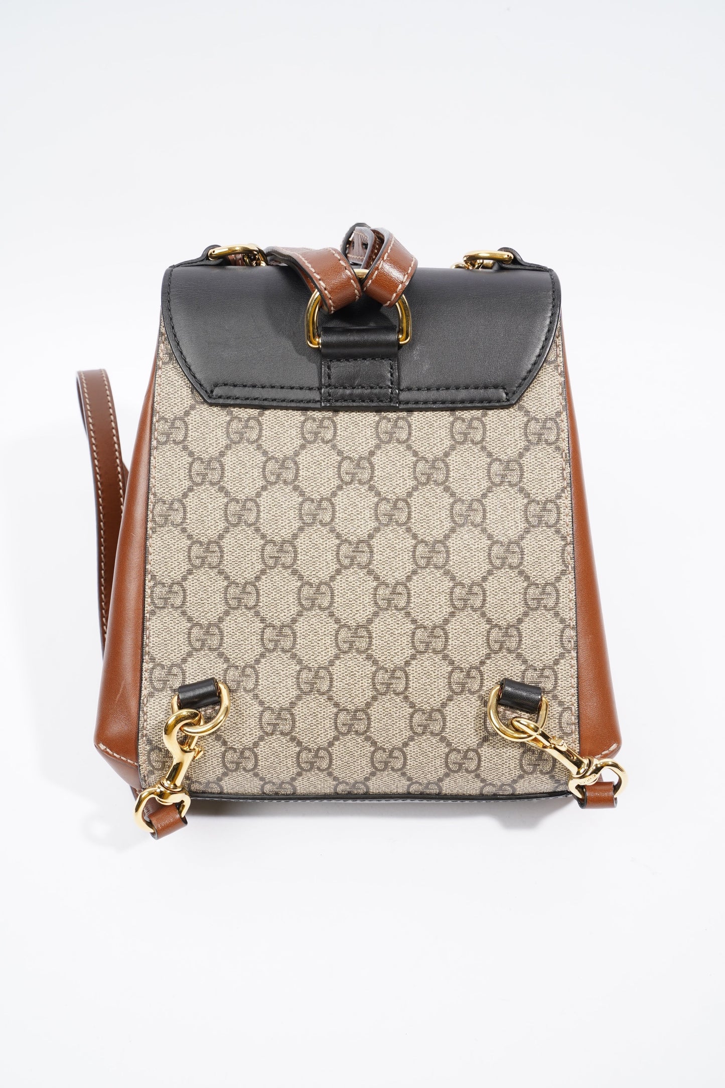 Gucci Padlock Rucksack Supreme / Black Coated Canvas