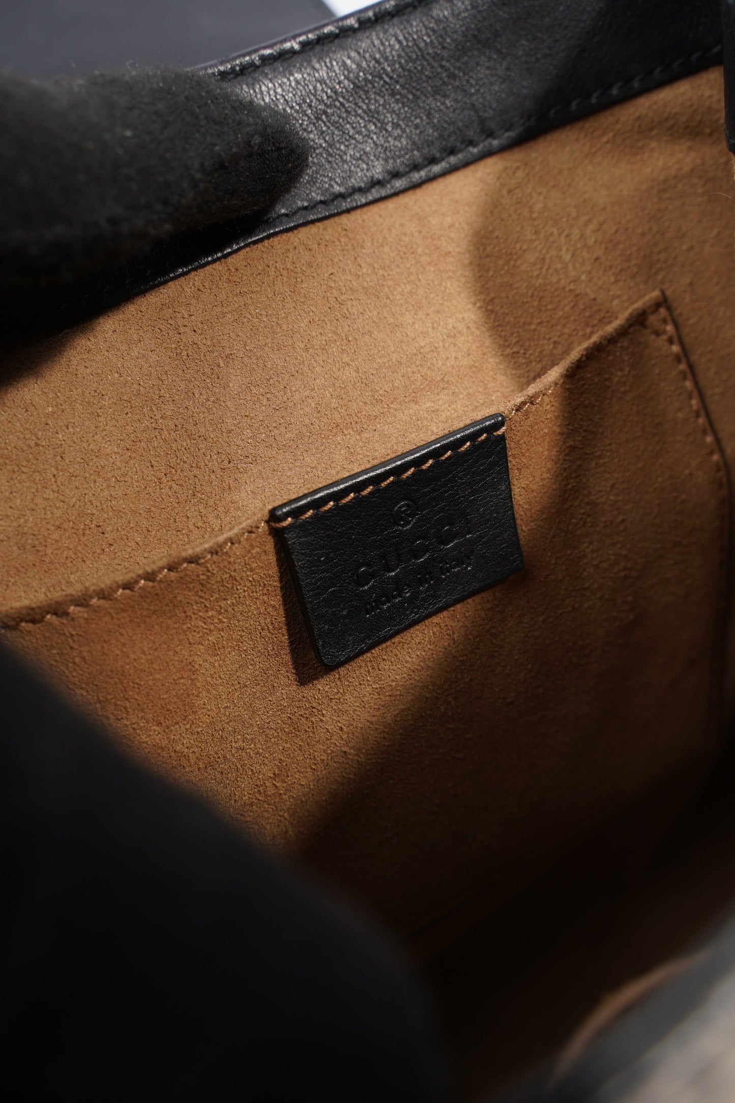 Gucci Padlock Rucksack Supreme / Black Coated Canvas