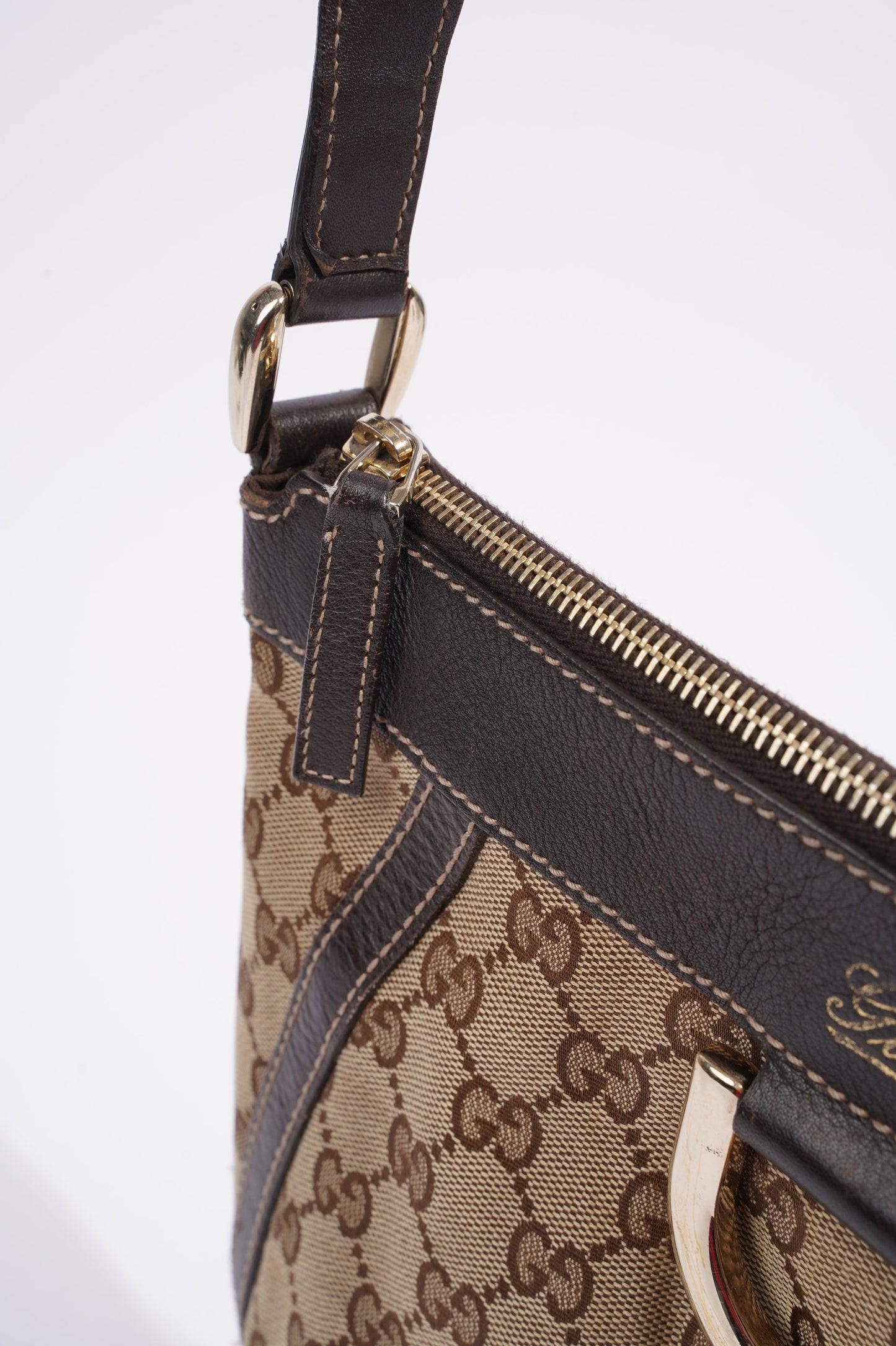 Gucci Abbey D-Ring GG Supreme Coated Canvas