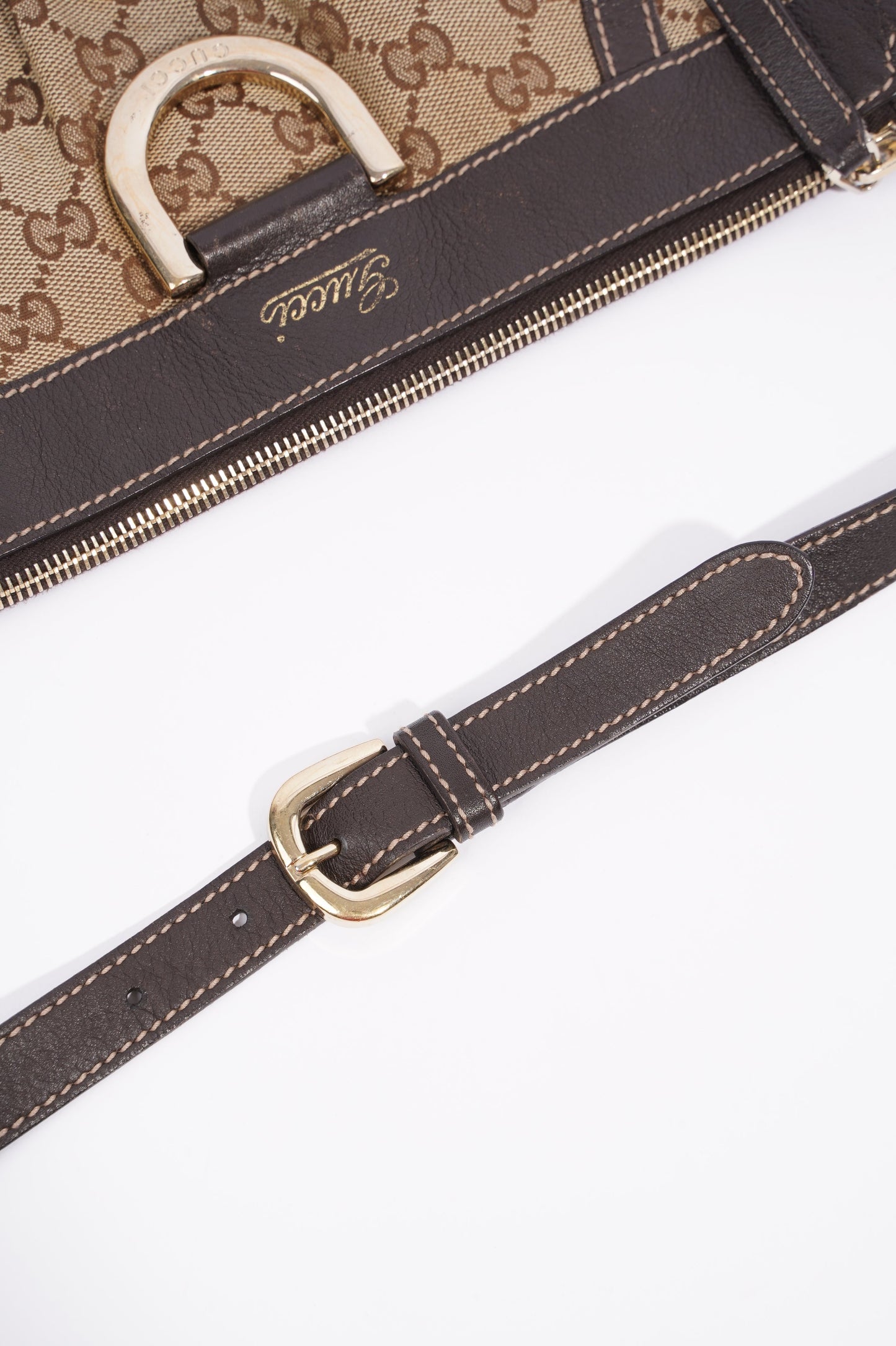 Gucci Abbey D-Ring GG Supreme Coated Canvas