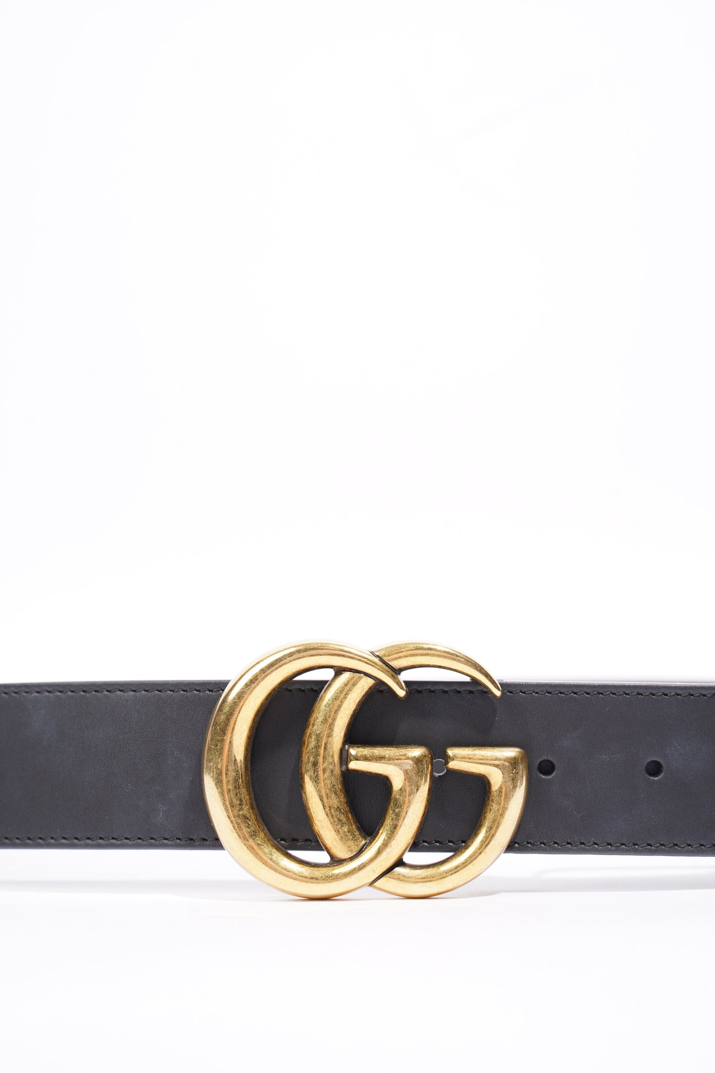 Gucci GG Marmont Belt Black Leather 90cm 36"