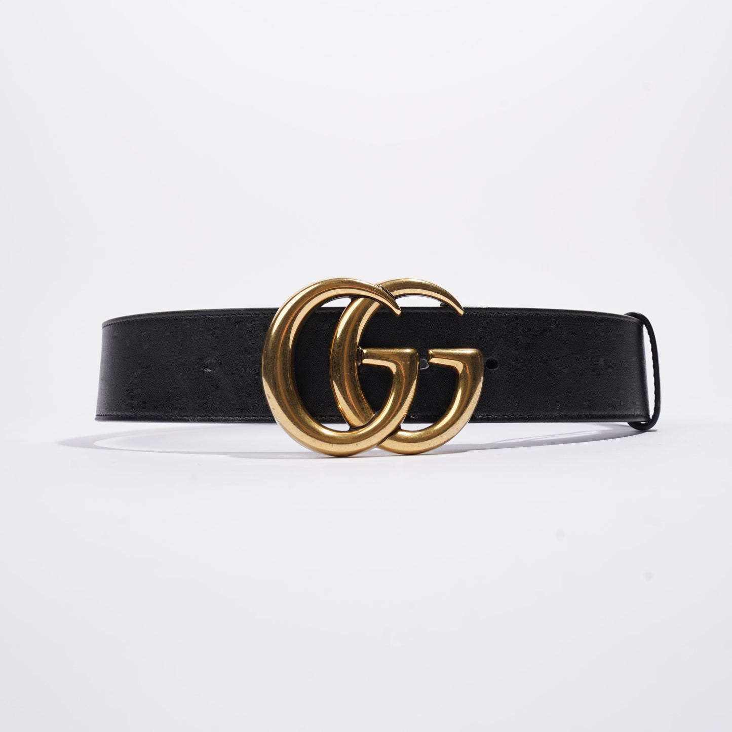 Gucci GG Marmont Belt Black Leather 65cm 26"