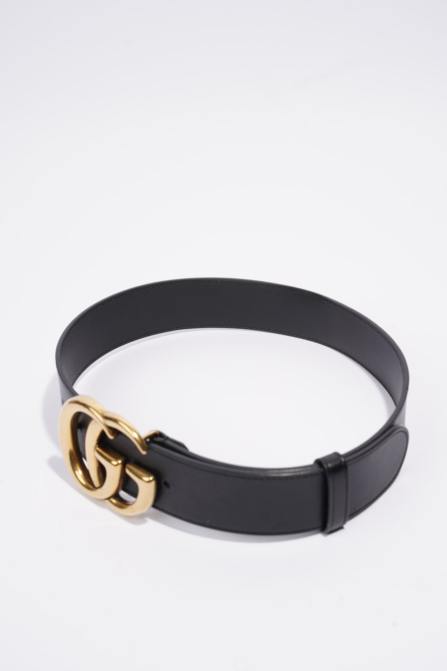 Gucci GG Marmont Belt Black Leather 65cm 26"