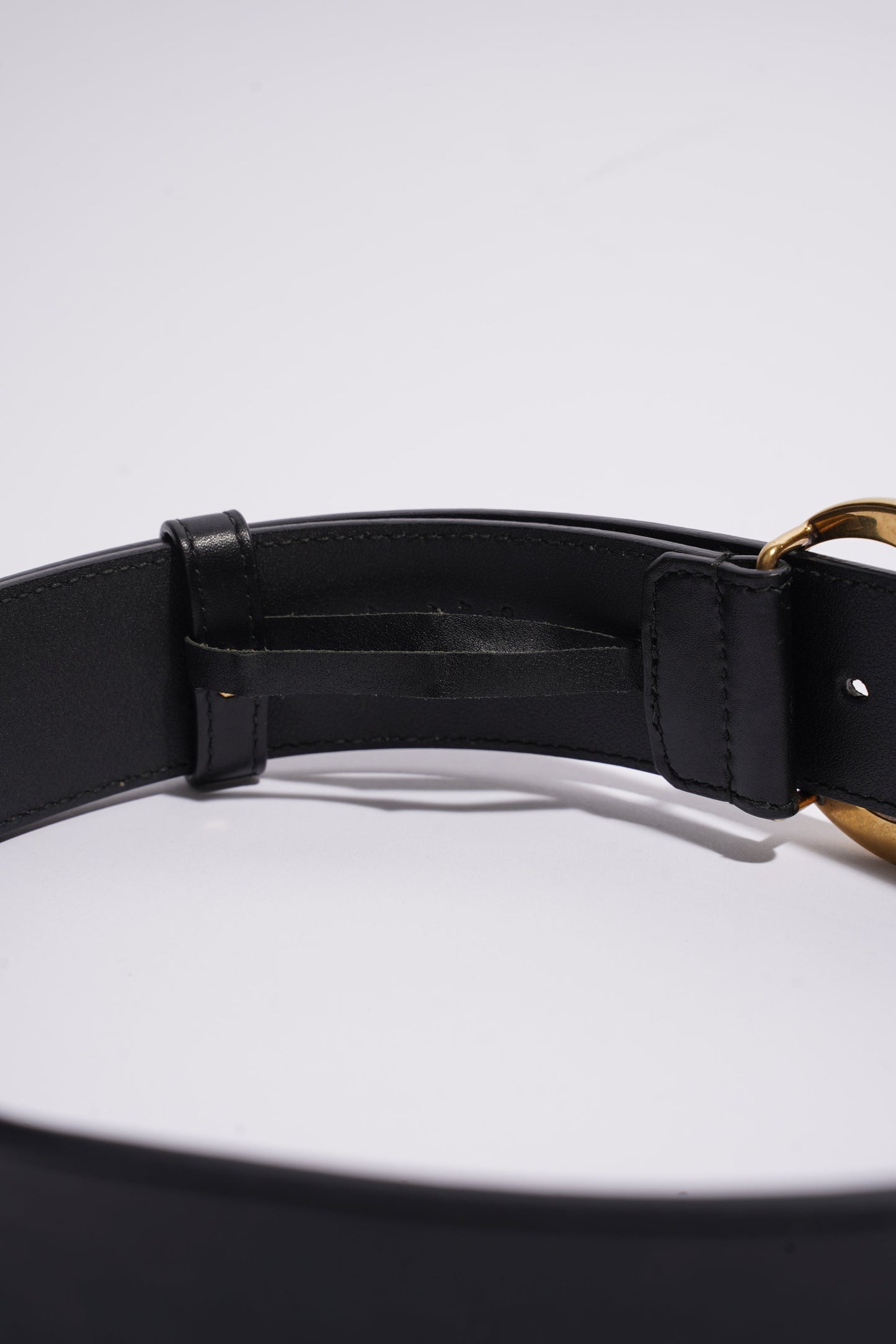 Gucci GG Marmont Belt Black Leather 65cm 26"