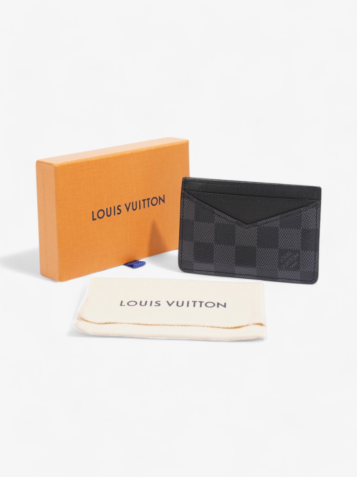 Louis Vuitton Card Holder Damier Graphite Coated Canvas