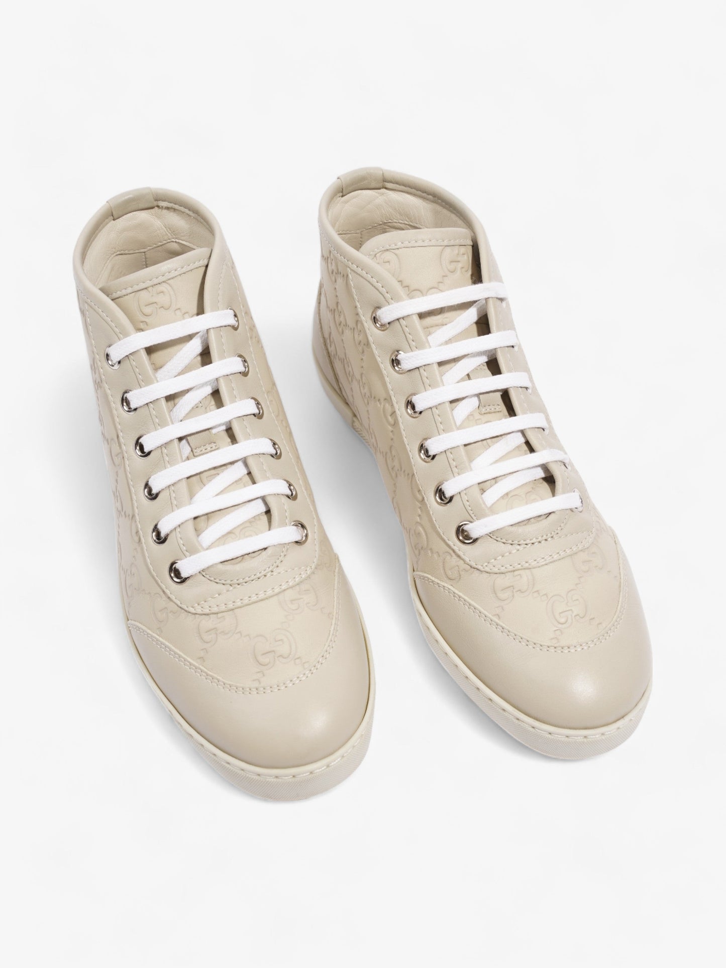 Gucci Guccissma High-tops Beige Leather EU 36 UK 3