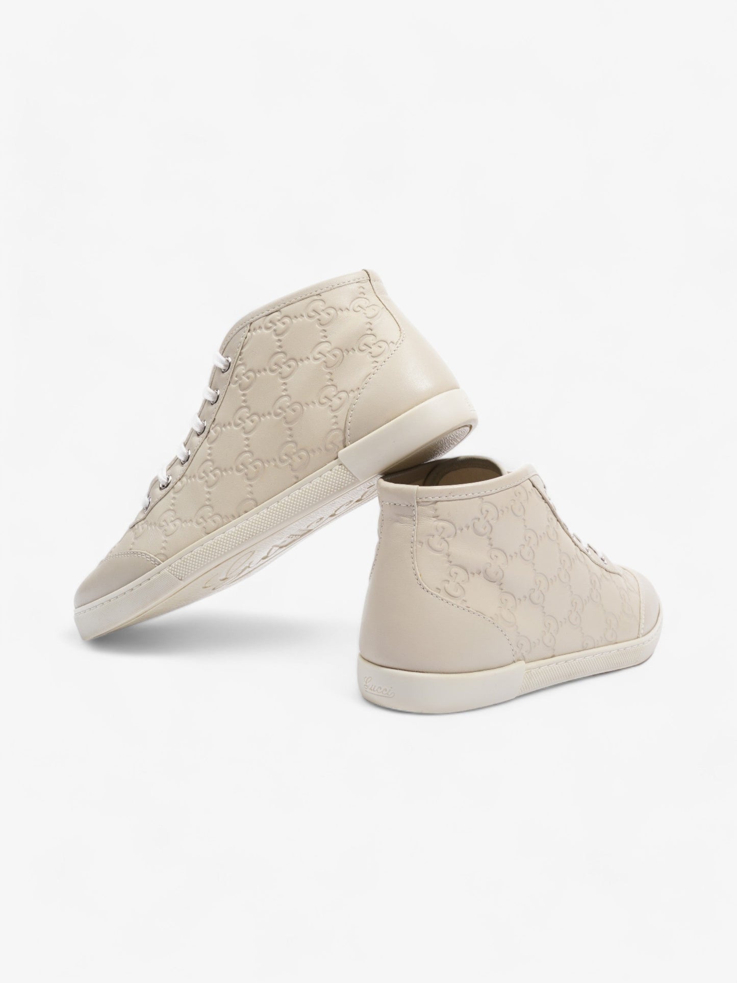 Gucci Guccissma High-tops Beige Leather EU 36 UK 3