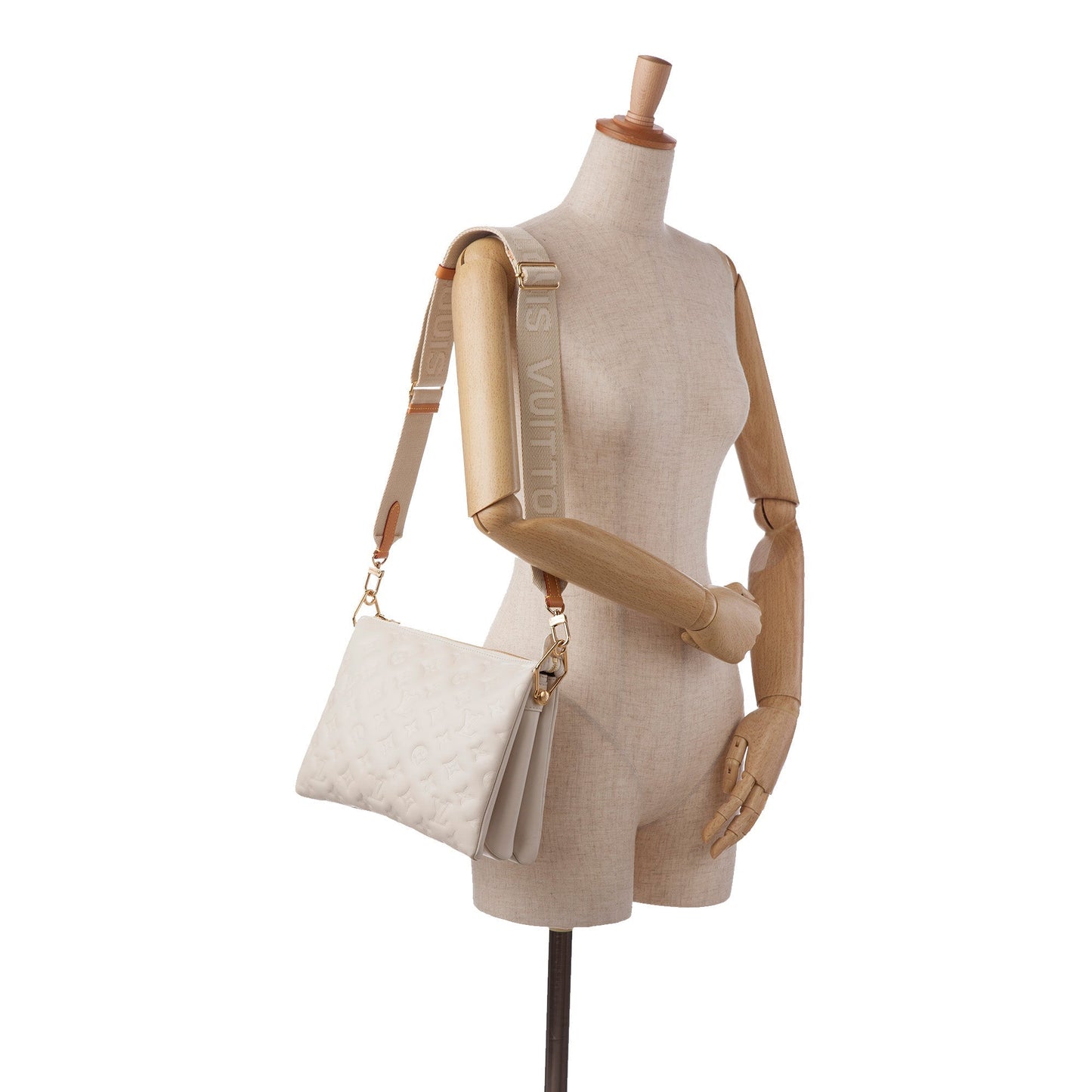 Louis Vuitton Coussin PM White Monogram Empreinte