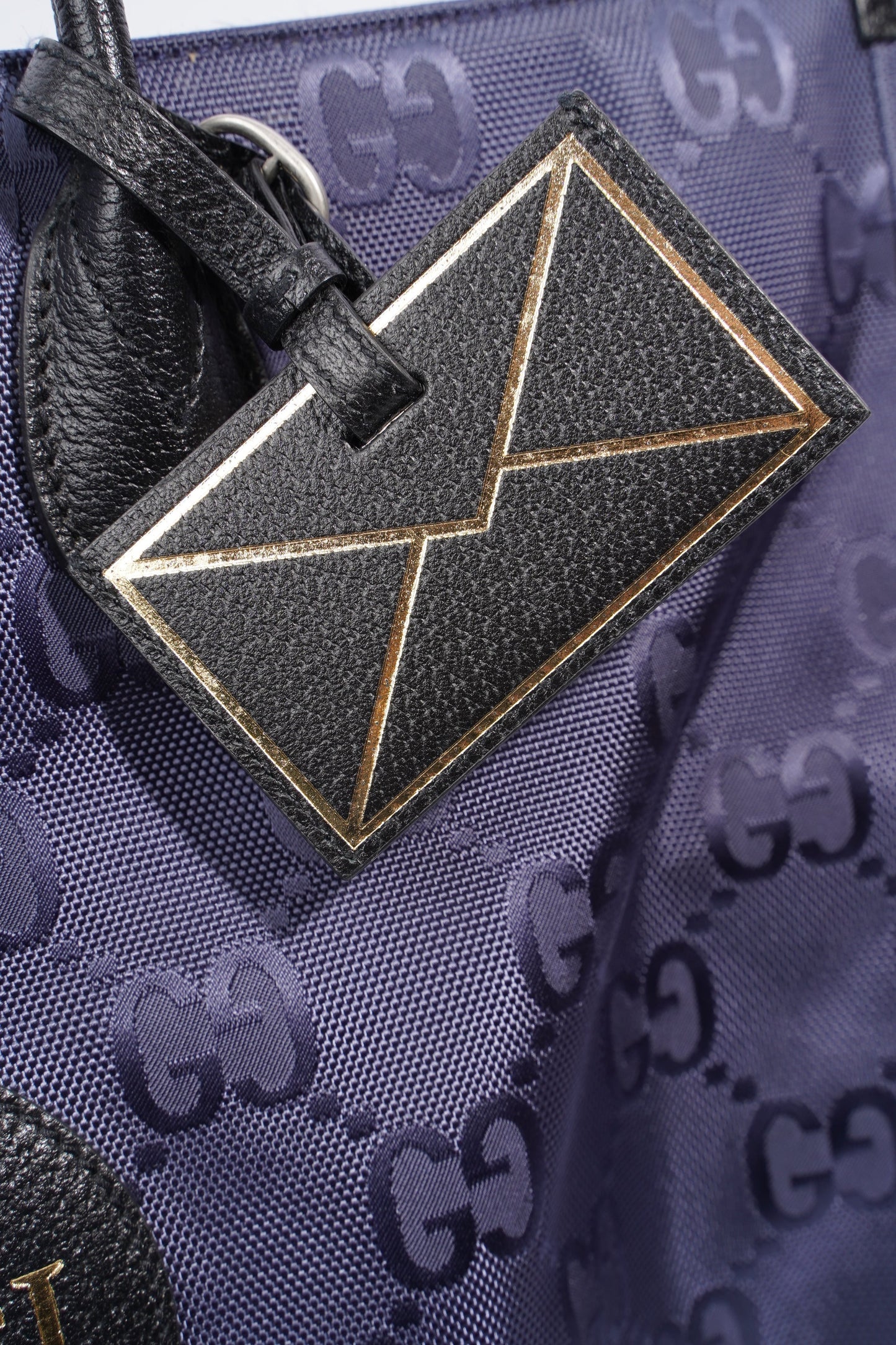 Gucci GG Off The Grid Tote Navy Nylon Large
