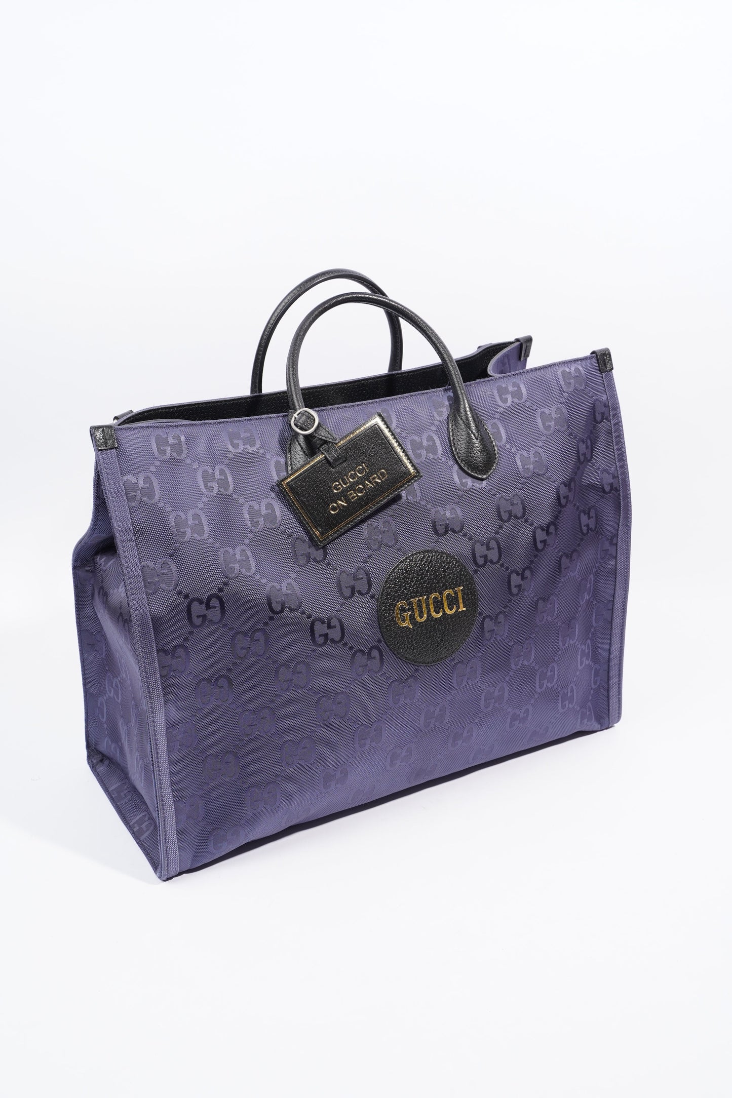 Gucci GG Off The Grid Tote Navy Nylon Large