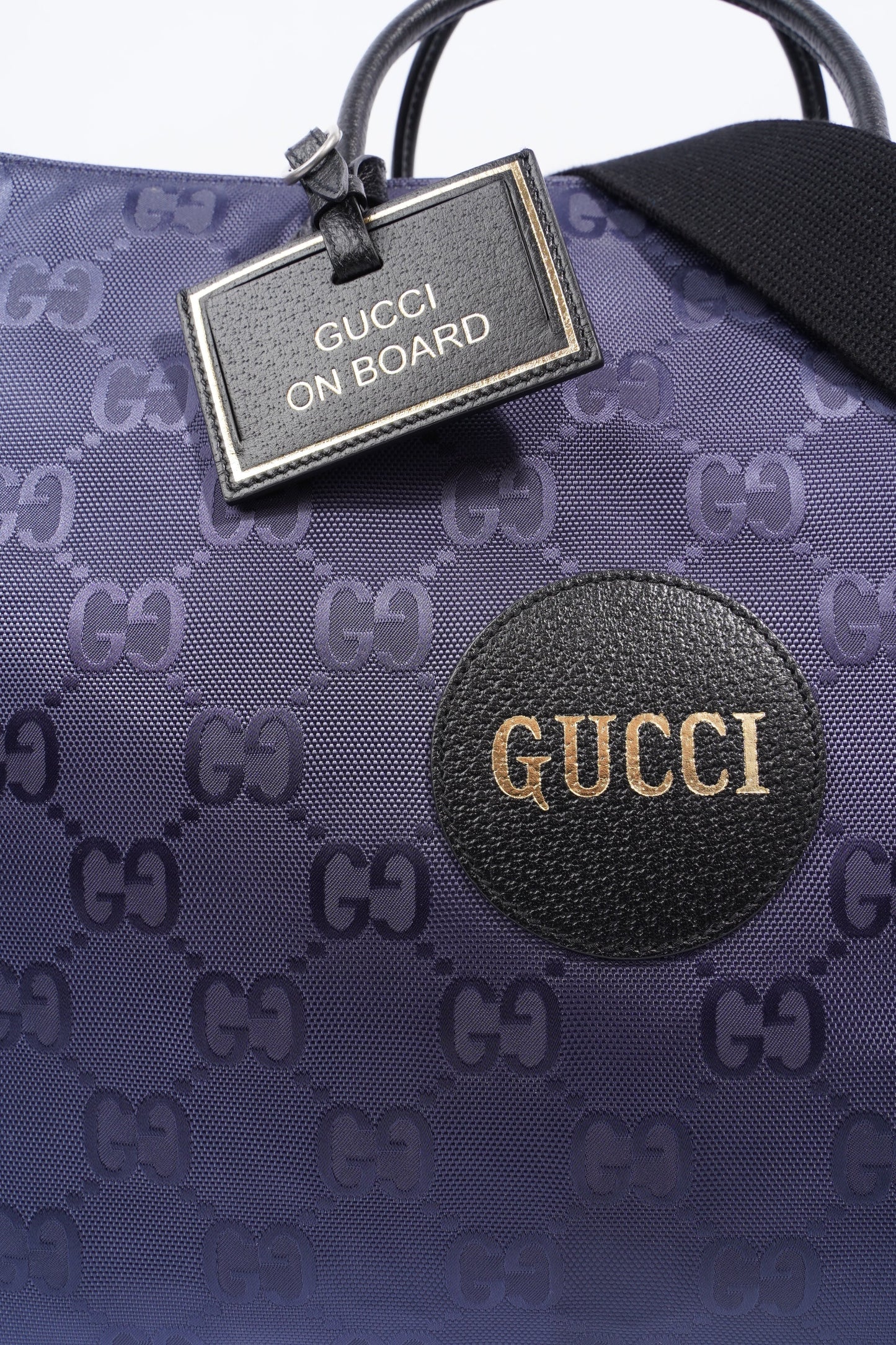 Gucci GG Off The Grid Tote Navy Nylon Large
