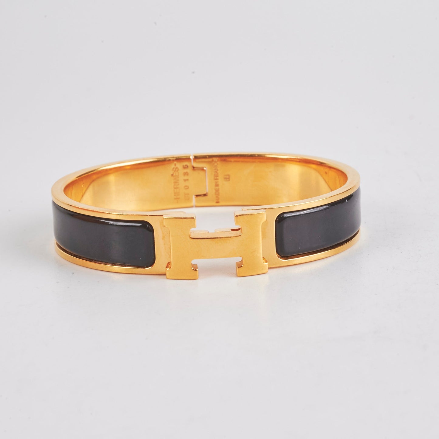 Hermes Clic H Bracelet Black