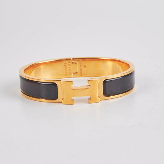 Hermes Clic H Bracelet Black