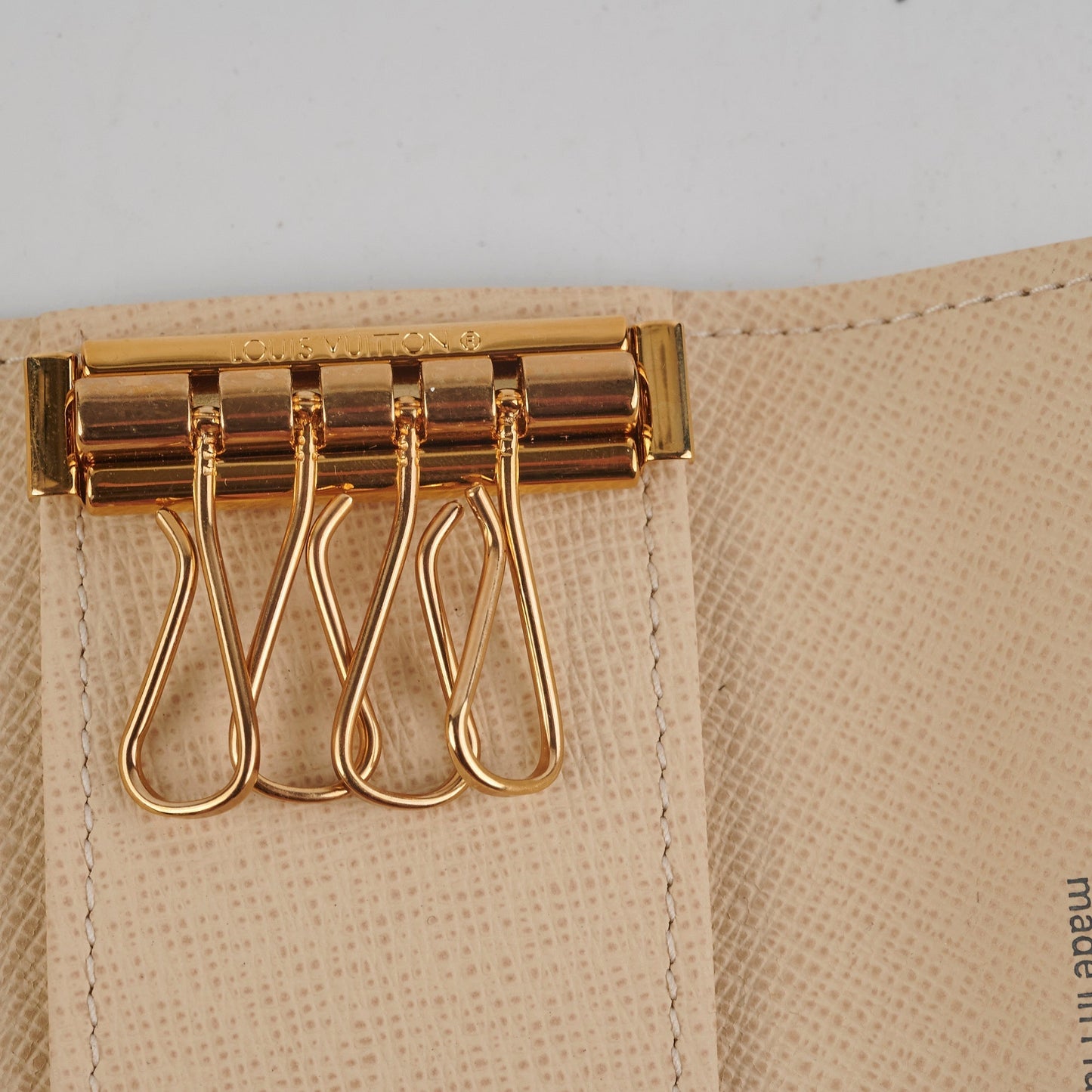 Louis Vuitton 4 Keys Holder Damier Azur
