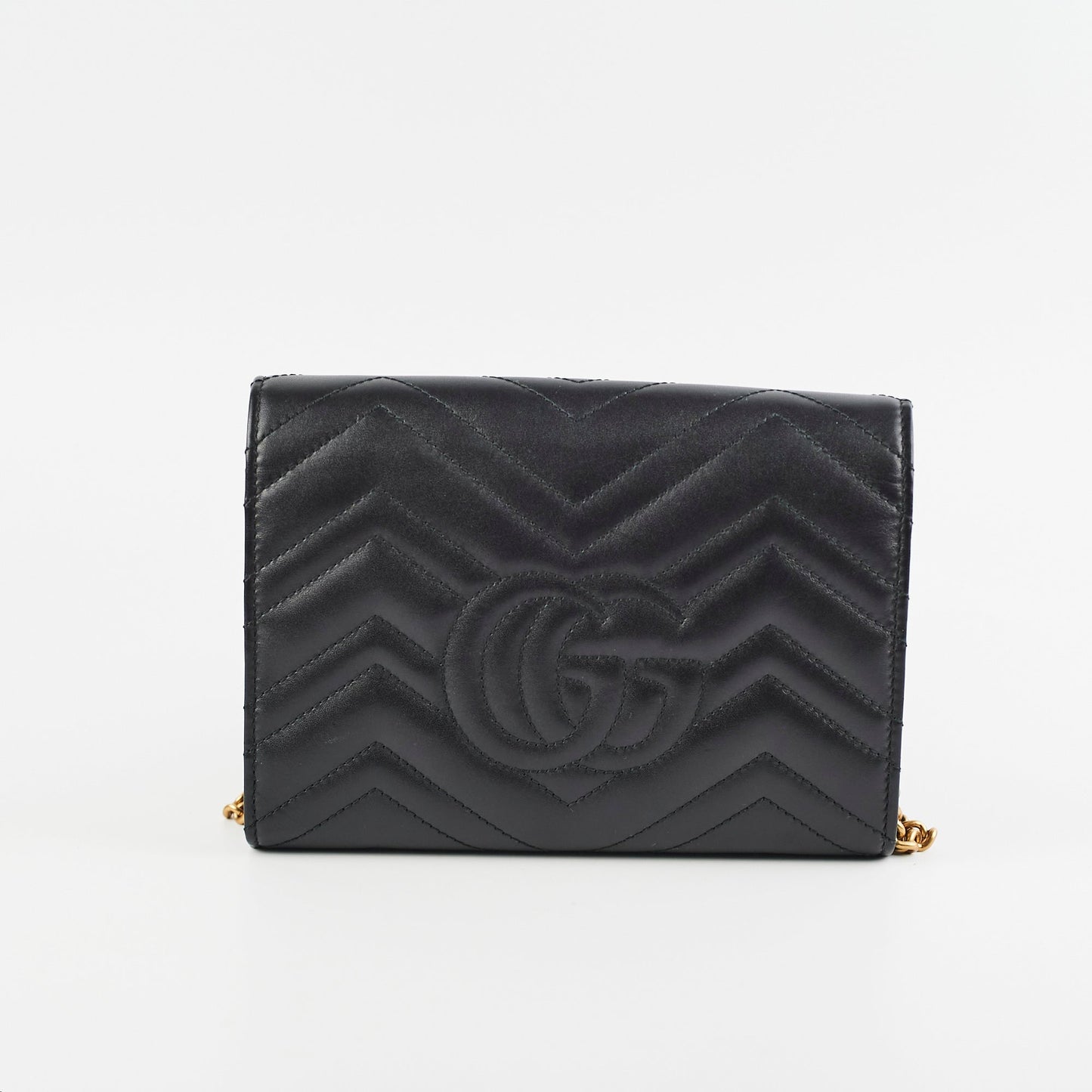 Gucci Marmont Wallet on Chain WOC Black